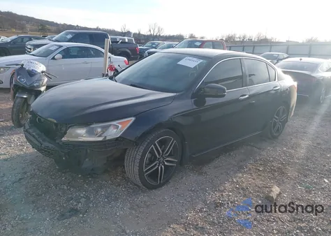 2016 Honda Accord Sport z USA, uszkodzony, nr VIN 1HGCR2F57GA052541